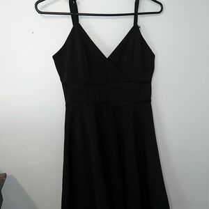 Altar'd State Black Midi Dress